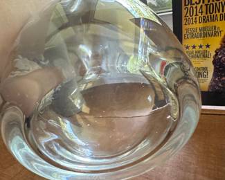 Vintage Etched Floral Crystal Decanter - Toscany