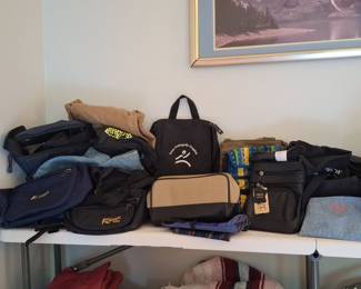 Assorted Collection of Promotional Bags and Pouches