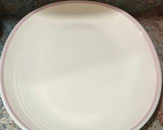 Pfaltzgraff Aura Pink Serving Platter