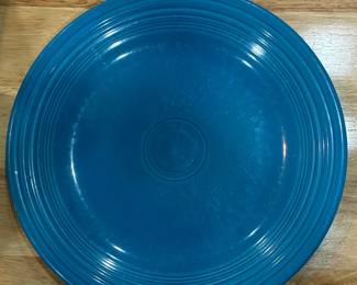 Homer Laughlin Fiesta Dinner Plate - Cobalt Blue