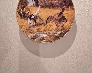 Royal Grafton 'Pheasants in Flight' Collector Plate by Derek Braithwaite