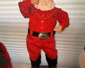 Holly Jolly Rock Santa Alan Jackson Animated Figure