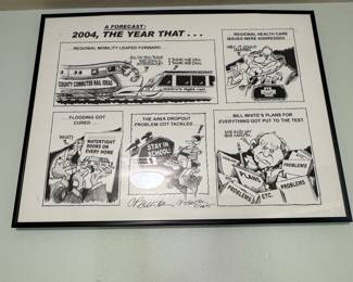 C.P. Houston Original Editorial Cartoon Print