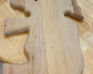 Vintage Moose Shaped Wooden Cutting Board