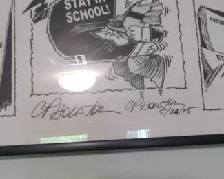C.P. Houston Original Political Cartoon Print