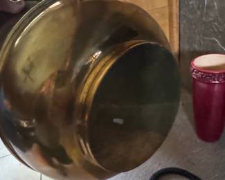 Vintage Brass Spittoon or Planter