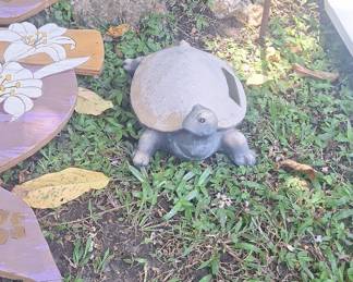 Western Turtle Figure, Concrete Sea Animal Statue