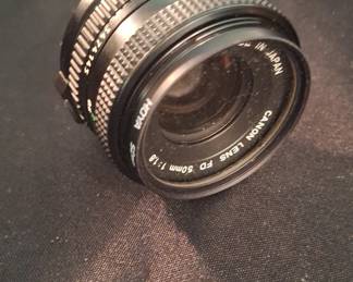 Canon FD 50mm f/1.8 Lens