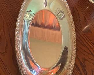 Oneida Silver Plated Oval Serving Tray