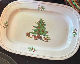 Spode Christmas Tree Rectangular Serving Platter