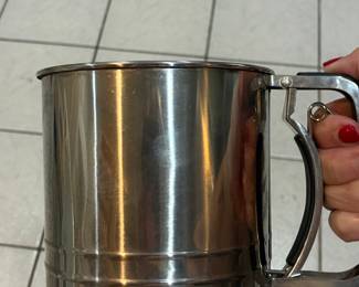Vintage Stainless Steel Flour Sifter