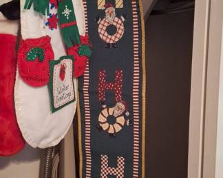 Vintage Bucilla "Ho Ho Ho" Christmas Banner Kit