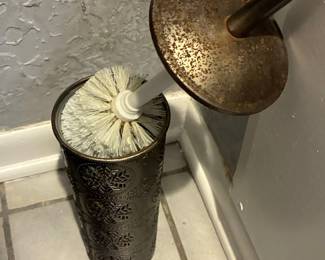 Decorative Toilet Brush and Holder Set