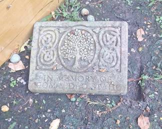 Carruth Studio Celtic Tree of Life Memorial Garden Stone