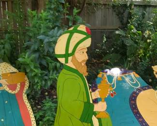 Three Wise Men Nativity Yard Display