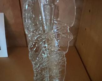 Swedish Art Glass Angel Sculpture