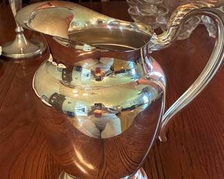 Silver-Plated Water Pitcher by F.B. Rogers