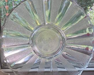 Jeannette Dewdrop Pattern Divided Serving Tray