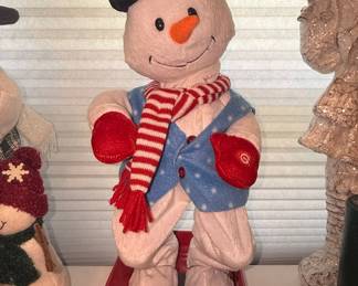 Gemmy Animated Snowman "Get Low"