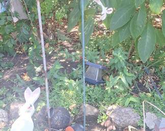 Metal Hummingbird Garden Stake