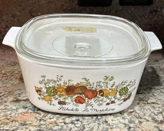 CorningWare Spice of Life L'Echalote La Marjolaine Casserole Dish