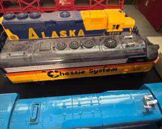 Tyco HO Scale Model Train Locomotives - Alaska RR GP-series & Chessie System GP-series