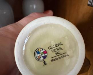 Global Views Crackle Glaze Bud Vases