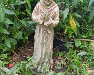 St. Francis of Assisi Garden Statue with Bird Feeder