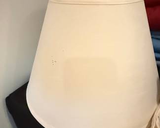 Off-White Linen Empire Lamp Shade