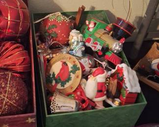 Assorted Vintage Christmas Ornament Collection