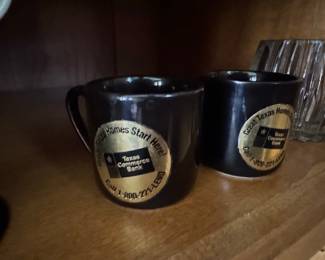 Texas Commerce Bank Promotional Mugs
