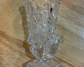 Hofbauer Byrdes Collection Crystal Toothpick Holder