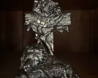 Arthur Court 'Peace' Lion and Lamb Figurine