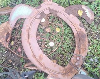 Recycled Metal Garden Turtle Sculpture