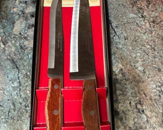 Maxam Precision Hollow Ground 2-Piece Kitchen Knife Set
