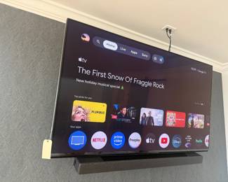 Sony 75" TV ( wall mount not included) 