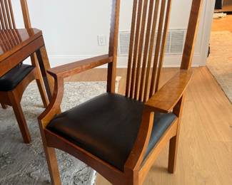Stickley Cherry Dining Table and 10 chairs