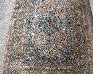Stunning Silk Rug 65" by 40"