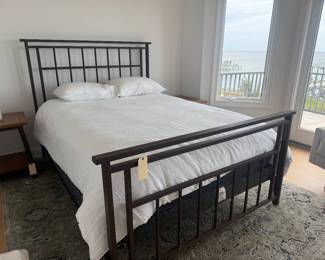 Queen Metal Mission Style Bed