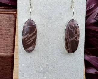 Coconut Jasper Earrings