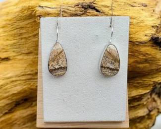 Picture Jasper Earrings