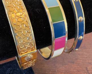 Coach bracelets/jewelry: https://rarefindestatesales.hibid.com/catalog/772925/collectors-dream-vintage--antique-and-holiday-treasures