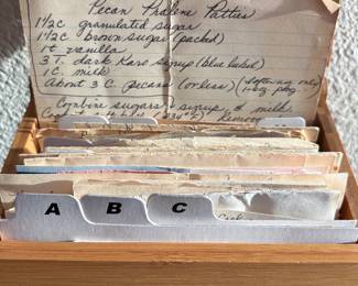 Cooking recipes homemade: https://rarefindestatesales.hibid.com/catalog/772925/collectors-dream-vintage--antique-and-holiday-treasures