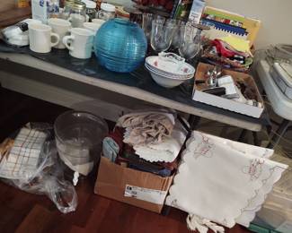 Kitchen and linens