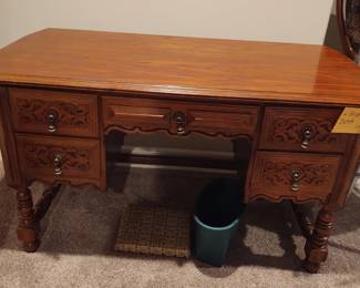 Wooden desk