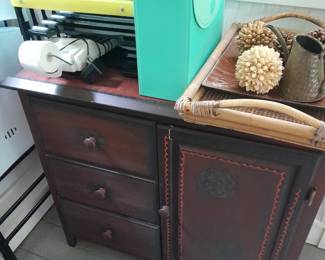 Pretty cabinet, office supplies