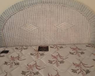 Wicker headboard