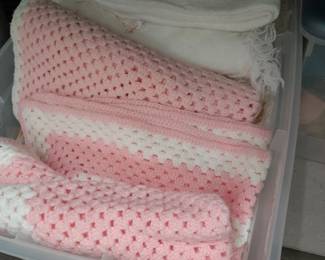 Crocheted blankets