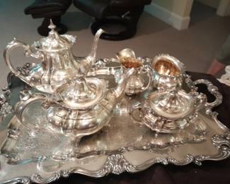 Beautiful Silver Tea Set