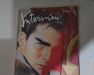 Several Vintage Interview Magazines